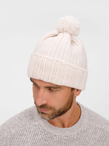 Шапка Frissonelle, жемчужно-белая - рис 4.