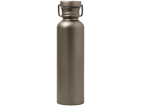 Бутылка для воды из титана Titan, 750ml, темно-серый - рис 4.
