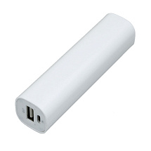 PB030 Универсальное зарядное устройство power bank  прямоугольной формы. 2600MAH. Белый