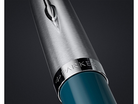 Шариковая ручка Parker 51 CORE TEAL BLUE CT, стержень: M, цвет чернил: black, в подарочной упаковке. - рис 3.