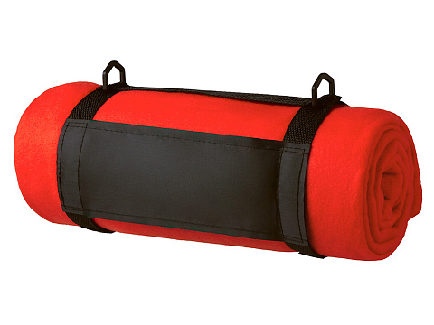 Плед Нежность с плечевым ремнем, красный - рис 4.