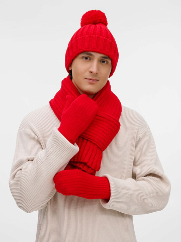 Варежки HappyGo, красные - рис 4.