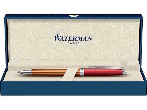 Шариковая ручка Waterman Hemisphere French riviera VERMILLON в подарочной коробке - рис 2.