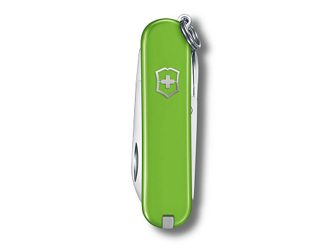 Нож-брелок VICTORINOX Classic SD Colors "Smashed Avocado", 58 мм, 7 функций, салатовый - рис 2.