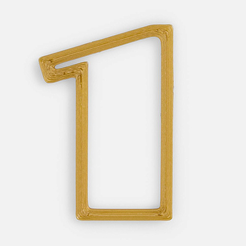 Подвеска Symbol, 3D-печать на заказ, цифра 1 - рис 2.