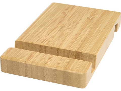 Bubup бамбуковая 2-угольная подставка для планшета и телефона - рис 3.