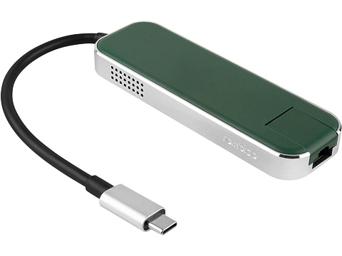 Хаб USB Rombica Type-C Chronos Green - рис 3.