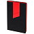 Ежедневник Bookmark, недатированный, черный с красным - миниатюра