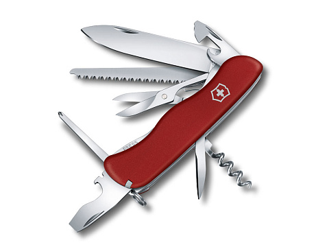 Нож перочинный VICTORINOX Outrider, 111 мм, 14 функций, с фиксатором лезвия, чёрный