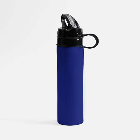 Складная бутылка для воды Langfossen, синяя - рис 2.