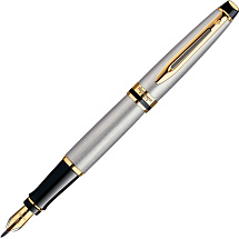 Перьевая ручка Waterman Expert 3, цвет: Stainless Steel GT, перо: F