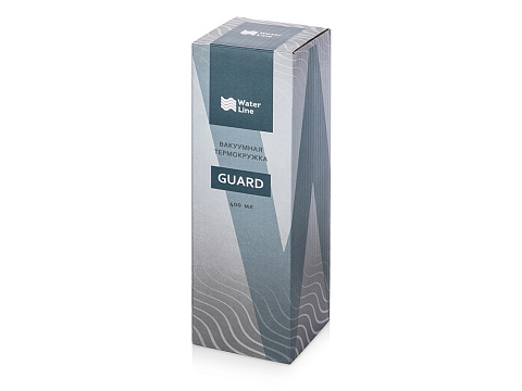 Вакуумная термокружка Waterline c кнопкой Guard, 400 мл, белый - рис 9.