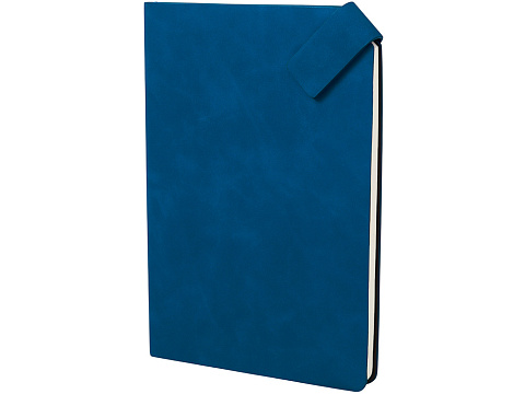 Блокнот А5 в гибкой обложке Chaplin, синий - рис 2.