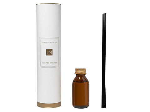 Ароматический диффузор с палочками, Милано: кардамон и перец, пачули, 100 мл (без лого LM) - рис 2.