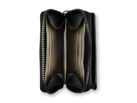 Кошелёк женский BUGATTI Elsa, с защитой данных RFID, чёрный, воловья кожа/полиэстер, 11х2,5х9 см - рис 4.