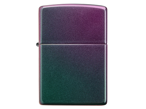 Зажигалка ZIPPO Classic с покрытием Iridescent, латунь/сталь, фиолетовая, матовая, 38x13x57 мм - рис 2.