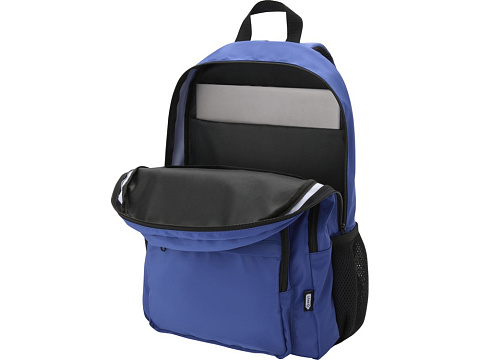 Рюкзак для ноутбука Trend Plus 15GRS из переработанного материала объемом 20 литров, ярко-синий - рис 4.