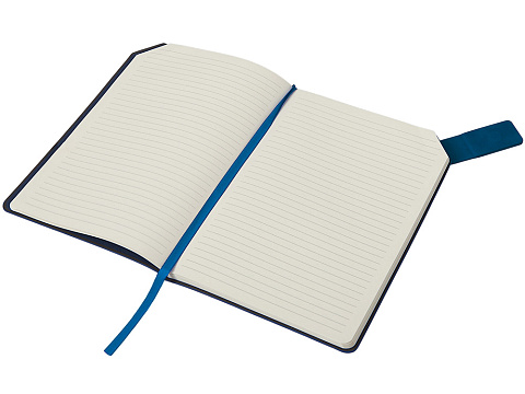 Блокнот А5 в гибкой обложке Chaplin, синий - рис 8.