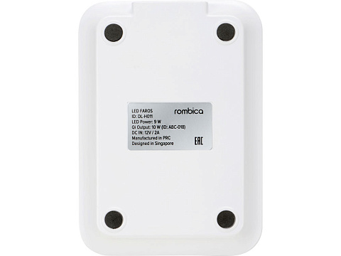 Настольная лампа Rombica LED FAROS, белый (квадратное основание) (Р) - рис 12.