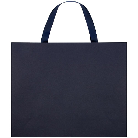 Пакет бумажный Manilla L, синий - рис 3.