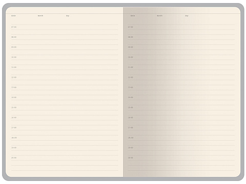 Ежедневник недатированный А5 Amazonia, коричневый с золотым обрезом - рис 5.