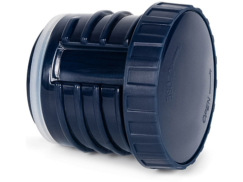 Термос Relaxika 101 (0,35 литра), темно-синий (без лого) - рис 8.