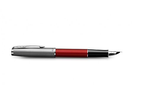 Перьевая ручка Parker Sonnet Entry Point Red Steel CT, перо: F, цвет чернил: black, в подарочной упаковке - рис 4.