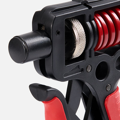 Эспандер кистевой пружинный Motive Power, черный с красным - рис 5.