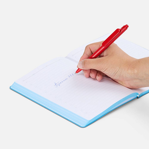 Ручка шариковая Prodir DS11 PMP, красная - рис 7.