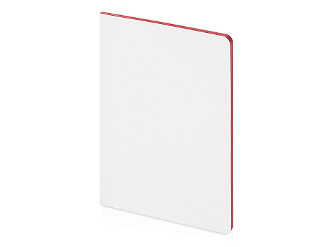 Бизнес-тетрадь А5 Pragmatic Contrast, 40 листов в клетку, белый с красным срезом
