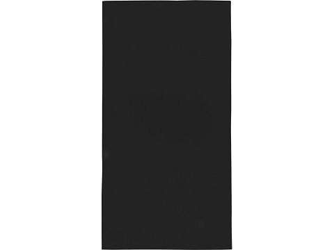 Lucas спортивное полотенце из переработанного полиэстера 70х140 см - сплошной черный - рис 2.