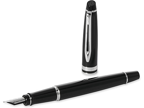 Подарочный набор Waterman Expert с перьевой ручкой и чехлом Black CT перо M - рис 2.