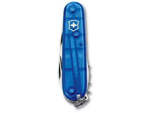 Нож перочинный VICTORINOX Spartan, 91 мм, 12 функций, полупрозрачный синий - рис 2.