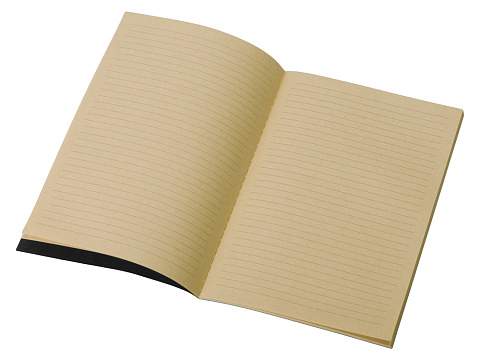 Блокнот Monet, гибкая обложка A5 из моющегося крафта, 32 листа, черный - рис 3.