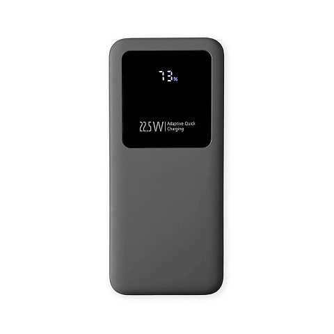 Внешний аккумулятор Kris soft touch, 10000mAh (Серый) - рис 2.