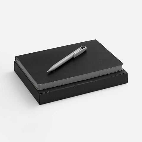 Набор Doppio, черный с серым