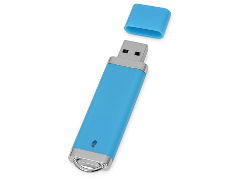 Флеш-карта USB 2.0 16 Gb Орландо, голубой - рис 2.