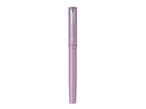 Перьевая ручка Parker Vector  XL Lilac, цвет чернил blue CT, перо: F, в подарочной упаковке. - рис 4.