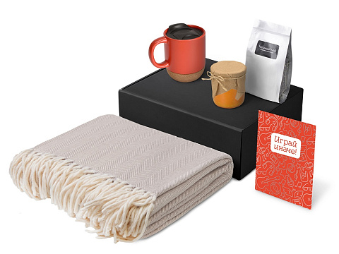 Подарочный набор Re:y. Nest с пледом, кружкой и вареньем - рис 2.