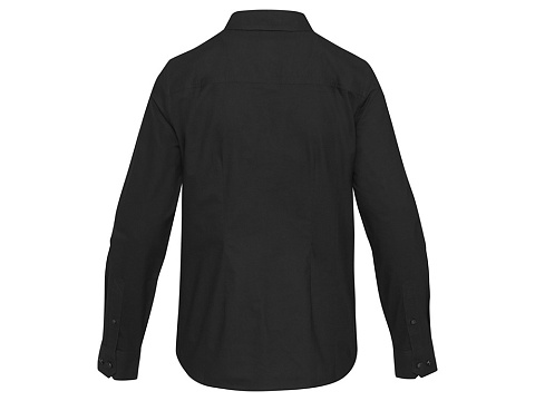 Sphene женская рубашка оксфорд - сплошной черный - рис 3.