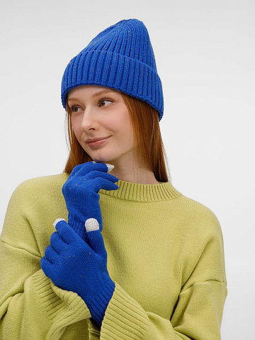 Перчатки сенсорные Spotti Senso, синие - рис 5.