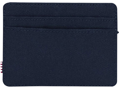 Herschel Charlie держатель для карт с RFID-защитой из переработанного материала - темно - синий navy - рис 3.