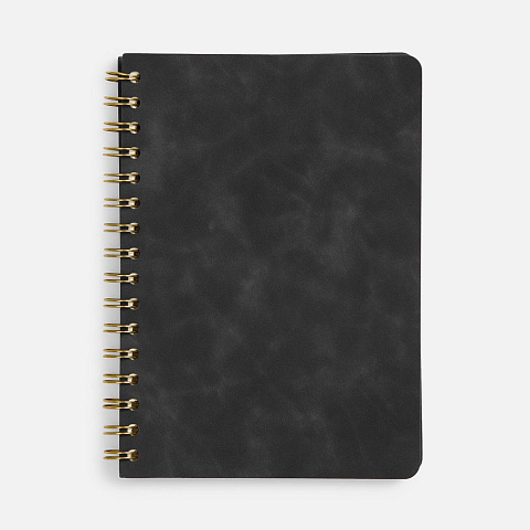 Ежедневник Spiral, недатированный, черный - рис 2.