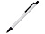 Ручка металлическая шариковая Groove M Recy, белый - миниатюра