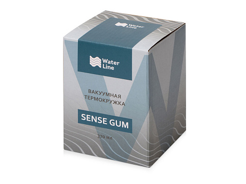 Термокружка Sense Gum soft-touch, 370мл, оранжевый - рис 7.