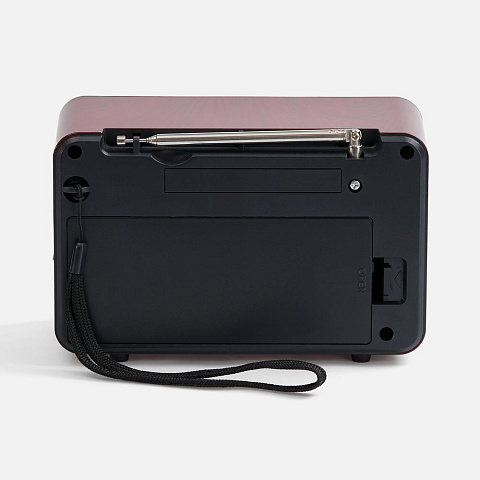 Bluetooth-колонка с радио Listenberg, коричневая - рис 5.