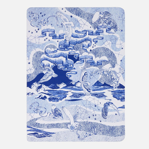 Набор «Год чудес», белый с синим - рис 4.