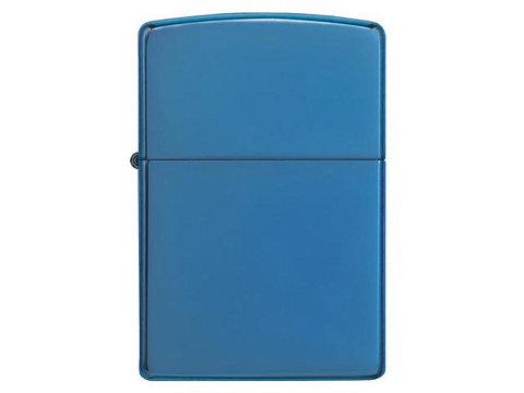 Зажигалка ZIPPO Classic с покрытием Sapphire™, латунь/сталь, синяя, глянцевая, 38x13x57 мм - рис 2.