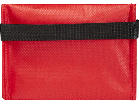 Spectrum нетканая сумка-холодильник, 4 л, на 6 банок, из переработанных материалов, красный - рис 3.