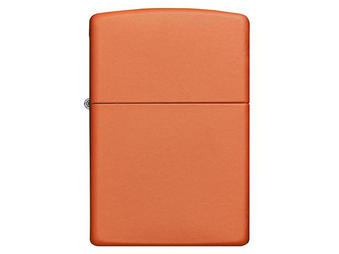 Зажигалка ZIPPO Classic с покрытием Orange Matte, латунь/сталь, оранжевая, матовая, 38x13x57 мм - рис 2.